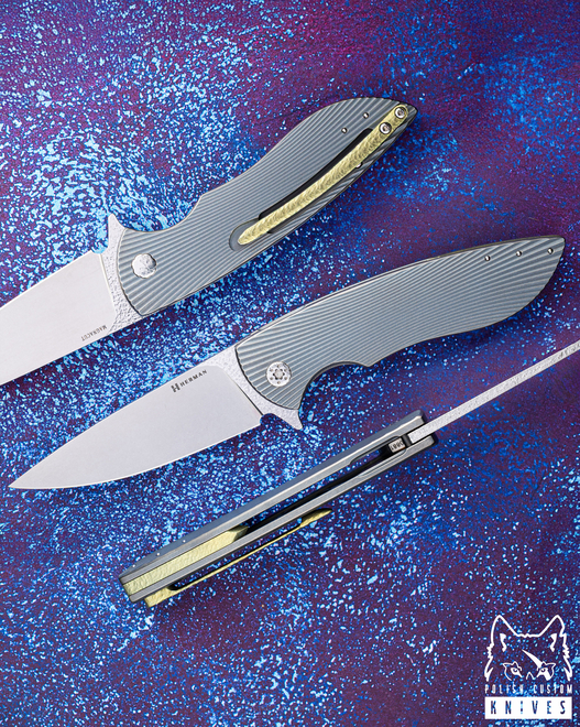 NÓŻ SKŁADANY FOLDER STING #0881 MAGNACUT HERMAN KNIVES