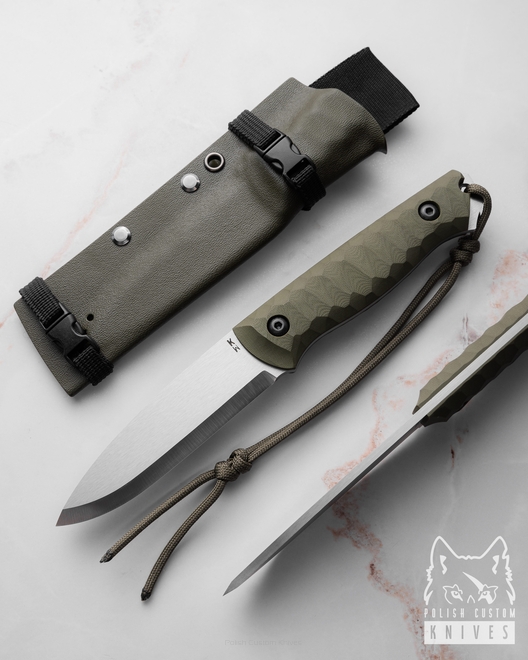 NÓŻ SURVIVALOWY DOŻYN 1 NC4/52100 G10 KW KNIVES