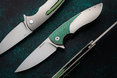 NÓŻ SKŁADANY FOLDER STING #0911 M390 HERMAN KNIVES