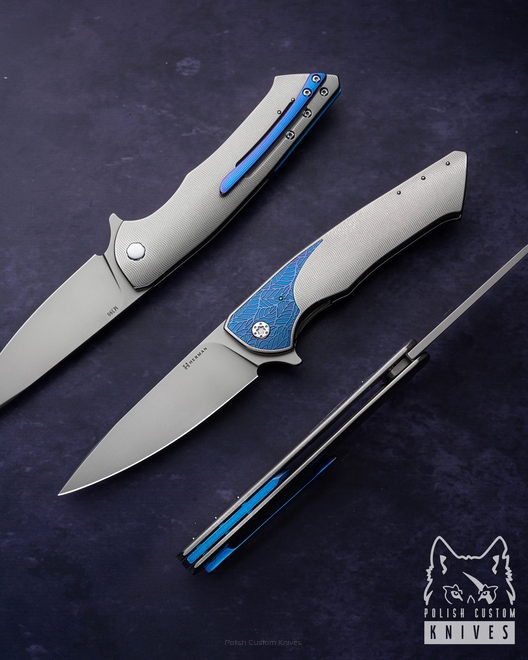 NÓŻ SKŁADANY FOLDER SLIM #0676 M390 HERMAN KNIVES