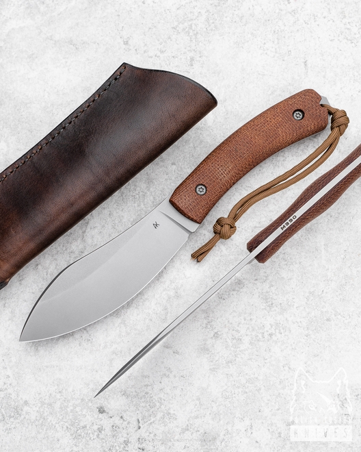 NÓŻ SURVIVALOWY NESSMUK TACTICAL 3 M390 MICARTA AK
