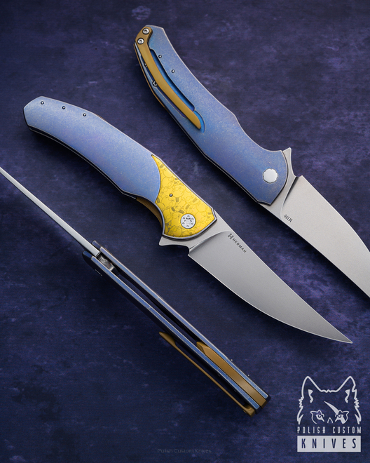 NÓŻ SKŁADANY FOLDER ISHTAR 512 LEWORĘCZNY M390 HERMAN KNIVES