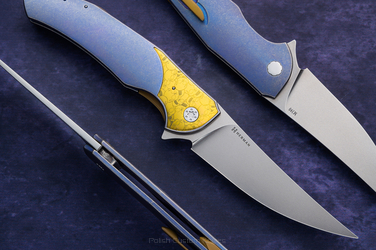 NÓŻ SKŁADANY FOLDER ISHTAR 512 LEWORĘCZNY M390 HERMAN KNIVES