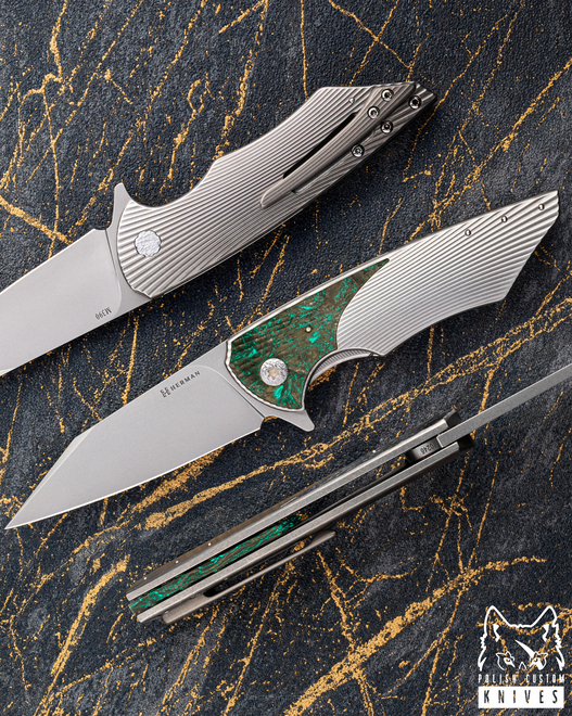NÓŻ SKŁADANY FOLDER VESPERTILIO #0246 M390 HERMAN KNIVES