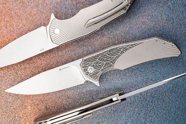 NÓŻ SKŁADANY FOLDER DRAGONFLY #0569 M398 HERMAN KNIVES