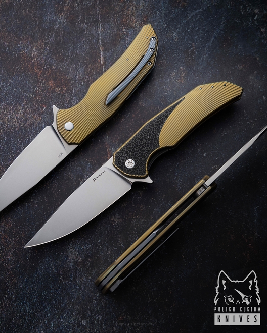 NÓŻ SKŁADANY FOLDER DRAGONFLY #0418 M390 HERMAN KNIVES
