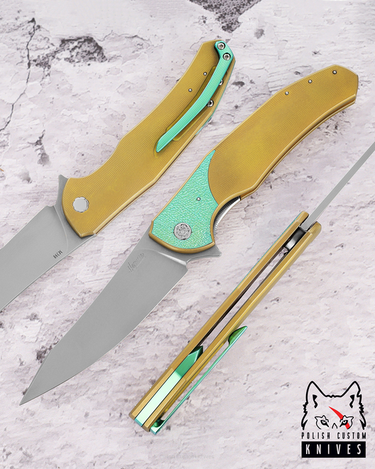 NÓŻ SKŁADANY FOLDER ISHTAR 278 M398 HERMAN KNIVES