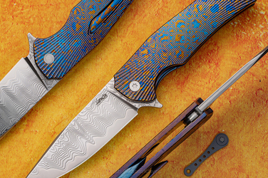 NÓŻ SKŁADANY DRAGONFLY 8 TIMASCUS GRIMAKO HERMAN