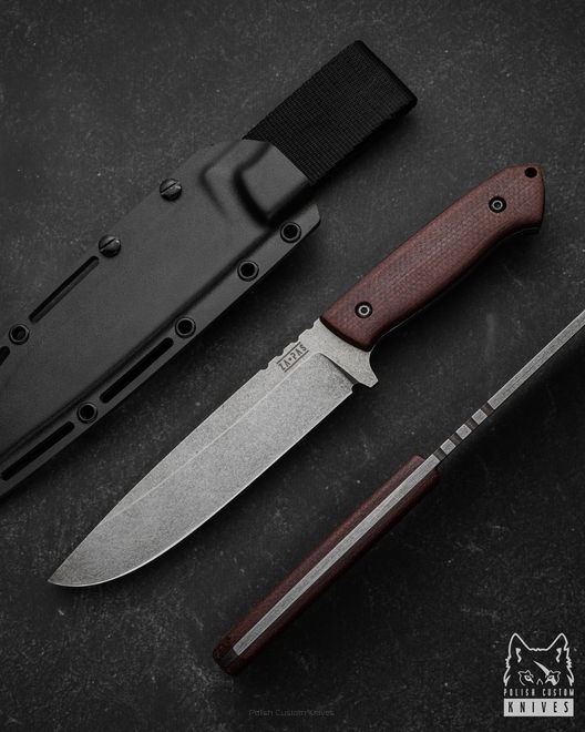 DUŻY NÓŻ BUSHCRAFTOWY SURVIVALOWY EXPENDABLE 5 NMV JUTA ACID STONEWASH  ZA-PAS