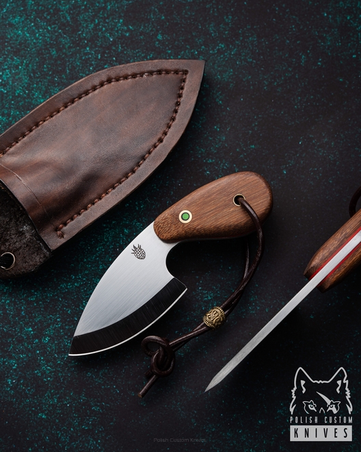 NÓŻ EDC LITTLE NECK 3 BECUT DREWNO SUCUPIRA  BM