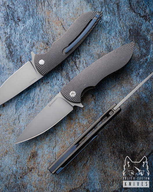 NÓŻ SKŁADANY FOLDER STING #0812 MAGNACUT HERMAN KNIVES