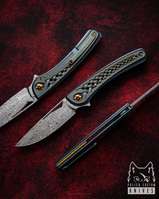 NÓŻ SKŁADANY FOLDER MINOS #32 DAMASTEEL LESBAR