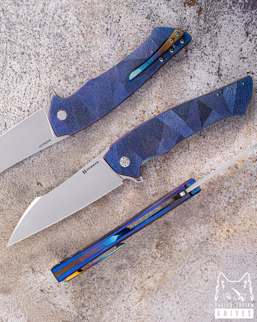 NÓŻ SKŁADANY FOLDER OVIUM GENERACJA 2 #0085 MAGNACUT HERMAN KNIVES