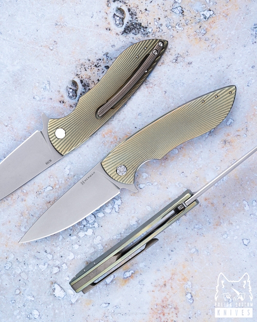 NÓŻ SKŁADANY FOLDER STING 687 M398 HERMAN KNIVES