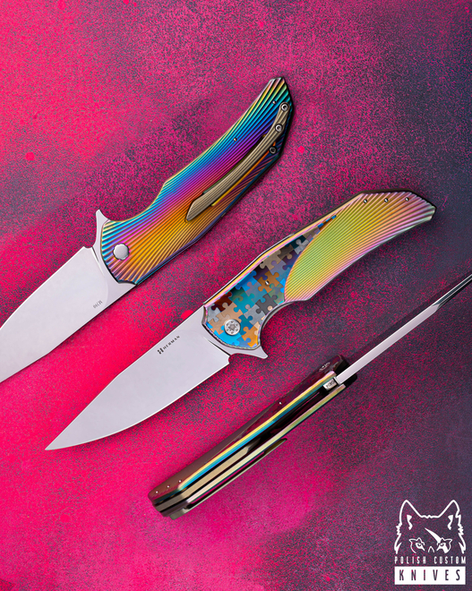 NÓŻ SKŁADANY FOLDER DRAGONFLY #0404 M390 OERLIKON HERMAN KNIVES