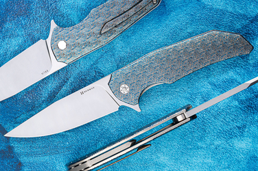 NÓŻ SKŁADANY FOLDER DRAGONFLY #0547 RWL34 TESSERACT HERMAN KNIVES