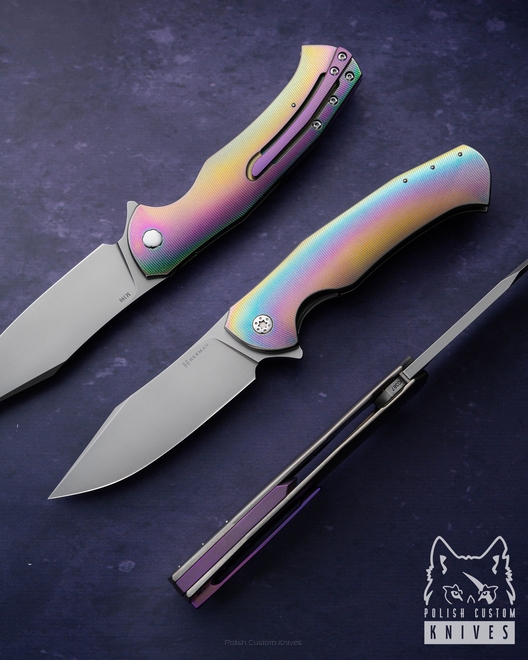 NÓŻ SKŁADANY FOLDER MANTIS #0387 M390 OERLIKON HERMAN KNIVES