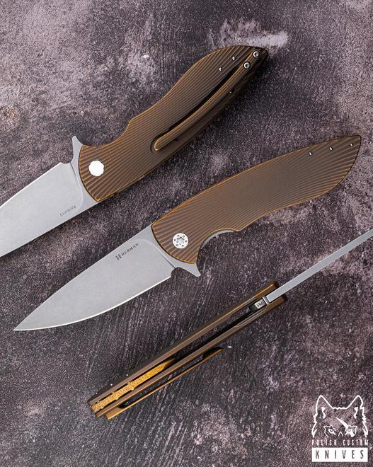 NÓŻ SKŁADANY FOLDER STING #0785 MAGNACUT HERMAN KNIVES
