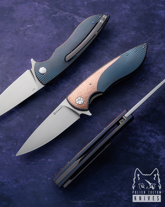 NÓŻ SKŁADANY FOLDER MICRO STING 273 M390 HERMAN KNIVES