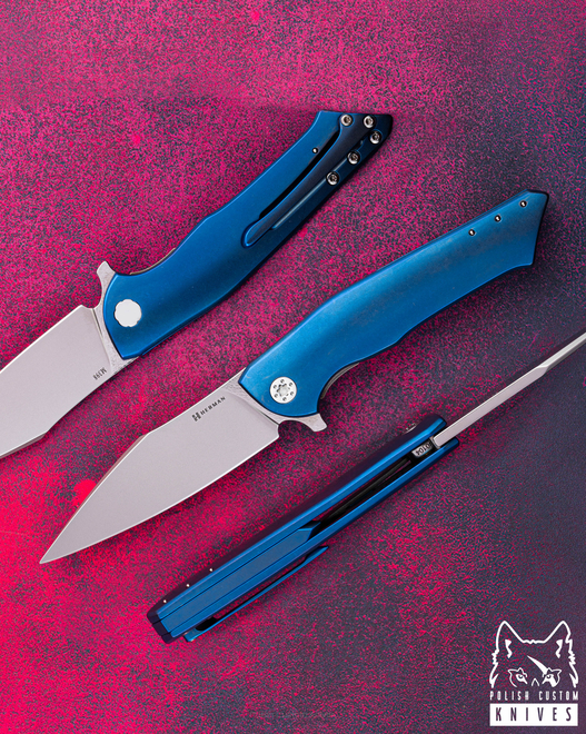 NÓŻ SKŁADANY FOLDER BEE #0184 M398 HERMAN KNIVES