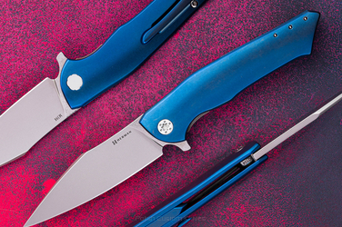 NÓŻ SKŁADANY FOLDER BEE #0184 M398 HERMAN KNIVES