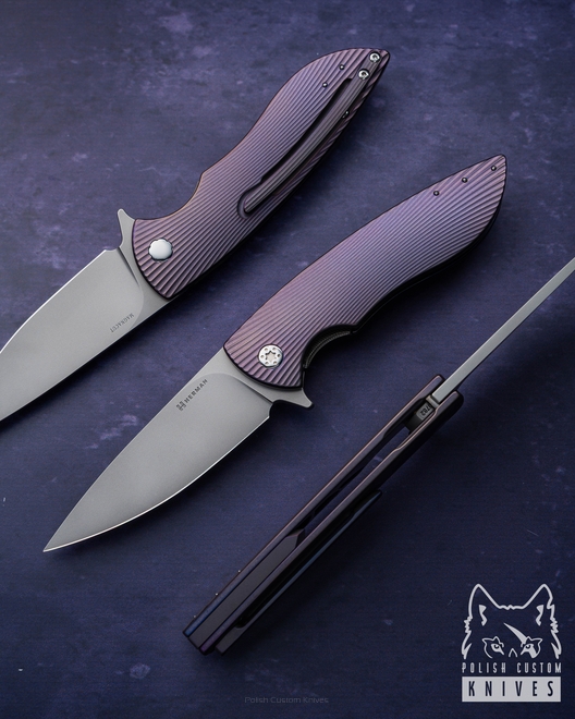 NÓŻ SKŁADANY FOLDER STING #0782 MAGNACUT HERMAN KNIVES