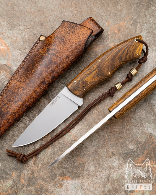 NÓŻ MYŚLIWSKI POGWIZD HUNTER 4 D2 BOCOTE SIMON'S