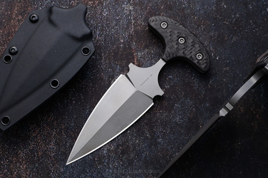 NÓŻ TAKTYCZNY SZTYLET PUSH DAGGER 2 VANADIS 4E CF WŁÓKNO WĘGLOWE AK