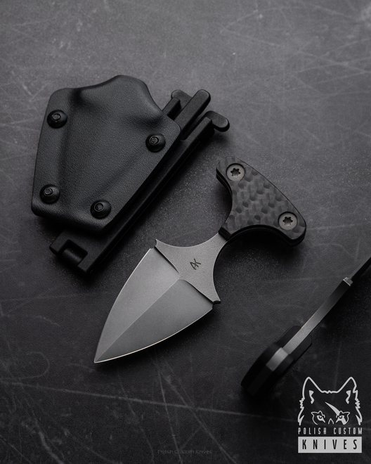 NÓŻ TAKTYCZNY PUSH DAGGER 4 ELMAX WŁÓKNO WĘGLOWE AK KNIVES