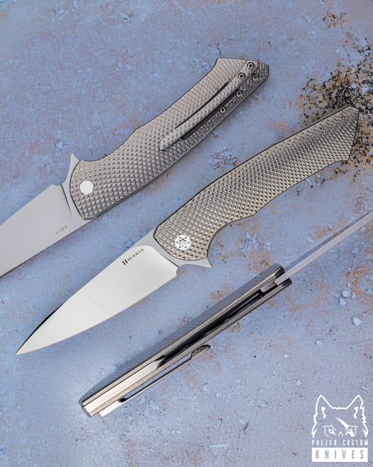 NÓŻ SKŁADANY FOLDER SLIM #0503 RWL34 HERMAN KNIVES