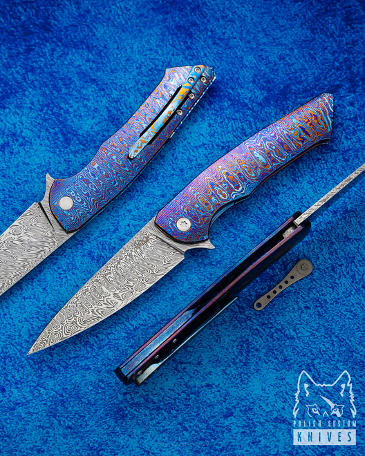 NÓŻ SKŁADANY FOLDER SLIM 7 TIMASCUS HERMAN 