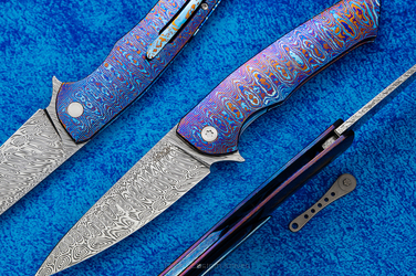 NÓŻ SKŁADANY FOLDER SLIM 7 TIMASCUS HERMAN 