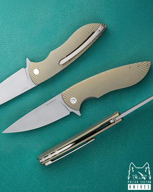 NÓŻ SKŁADANY FOLDER STING #0841 MAGNACUT HERMAN KNIVES