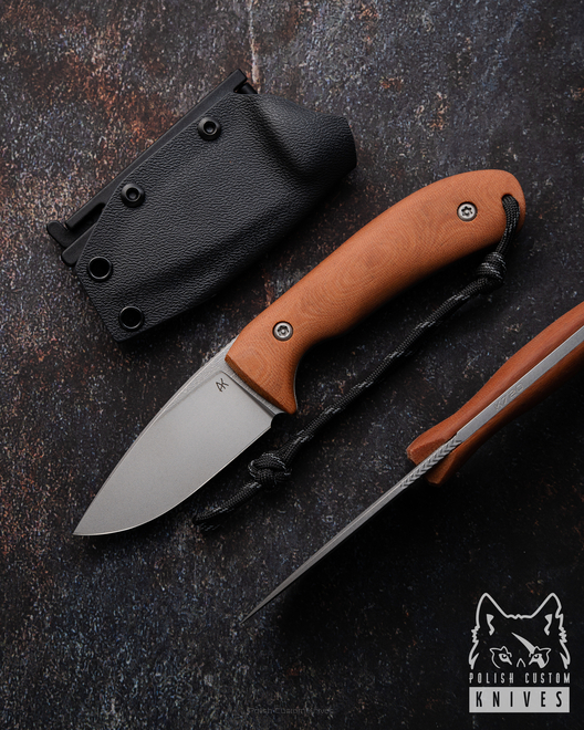 NÓŻ SURVIVALOWY MYŚLIWSKI EDC FLINT 12 K720 O2 MICARTA AK