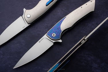 NÓŻ SKŁADANY FOLDER SLIM #0642 M390 HERMAN KNIVES