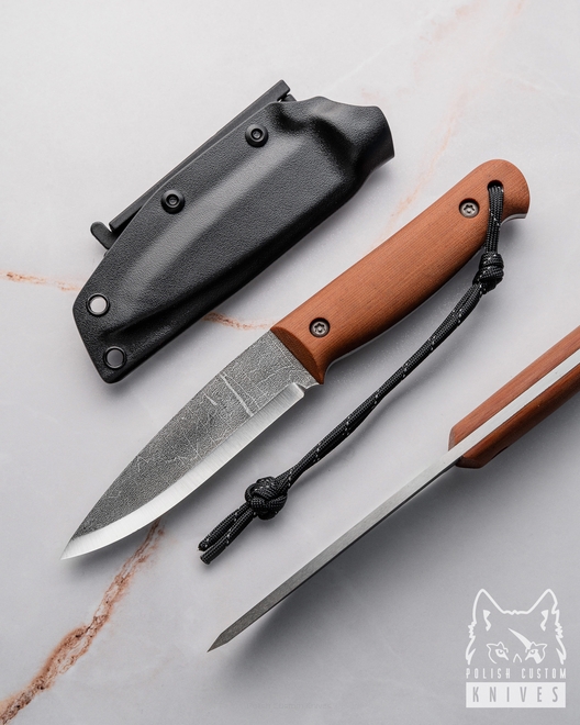 NÓŻ SURVIVALOWY BUSHCRAFT 21 O2 MICARTA AK