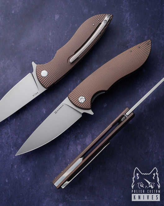 NÓŻ SKŁADANY FOLDER STING 664 RWL34 HERMAN KNIVES