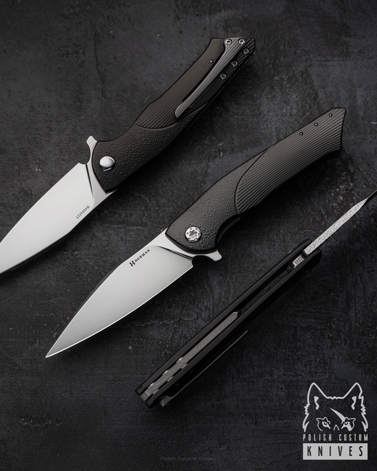 NÓŻ SKŁADANY FOLDER BEE #0245 MAGNACUT OERLIKON DLC HERMAN KNIVES