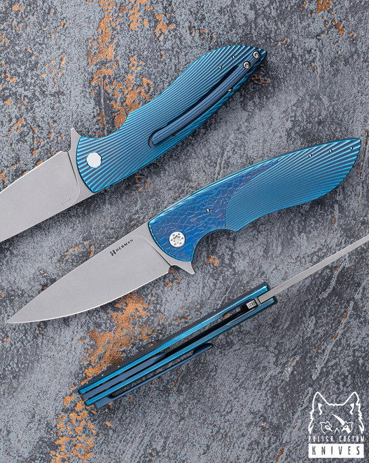 NÓŻ SKŁADANY FOLDER STING #0837 MAGNACUT HERMAN KNIVES