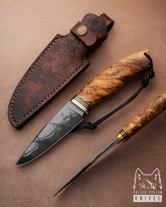 NÓŻ MYŚLIWSKI EKSKLUZYWNY BUMBLEBEE 1 SAN MAI SIMON'S KNIVES