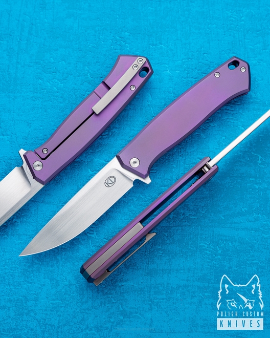 NÓŻ SKŁADANY FOLDER ARSEN PURPLE SCALES 1 KD