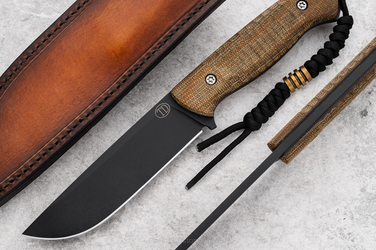 NÓŻ SURVIVALOWY RATEL II MICARTA  NZ3 18 TD