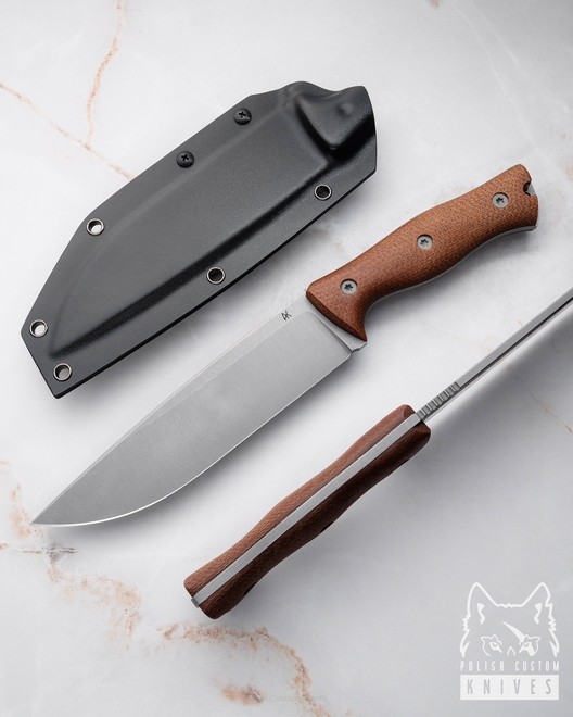 NÓŻ MYŚLIWSKI SURVIVALOWY KRYPTON 180 12 SLEIPNER MICARTA AK KNIVES