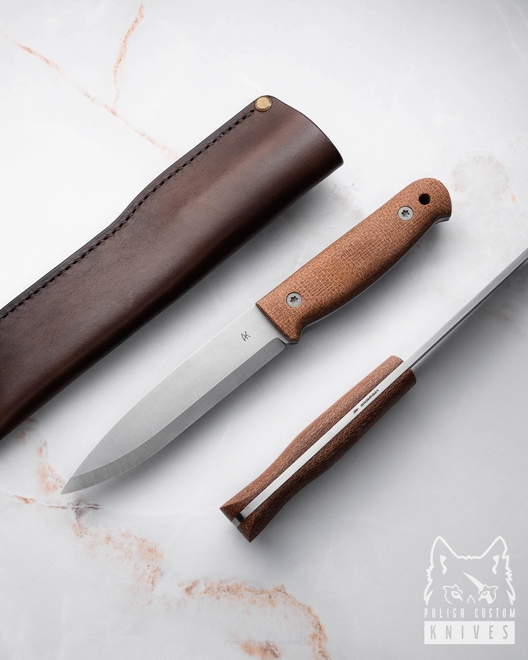 NÓŻ SURVIVALOWY TAKTYCZNY BUSHCRAFT VANADIS 4E MICARTA 2 AK KNIVES