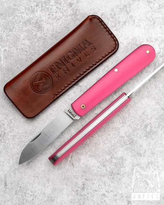 NÓŻ SKŁADANY, SLIPJOINT ENIGMA KNIVES  Z POCHWĄ 