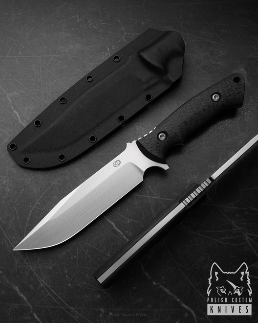 DUŻY NÓŻ TAKTYCZNY DEFENDER 2C ELMAX WŁÓKNO WĘGLOWE KD KNIVES