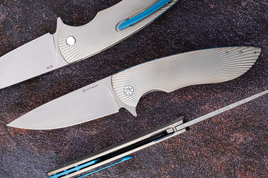 NÓŻ SKŁADANY FOLDER BIG STING #0026 M398 HERMAN KNIVES