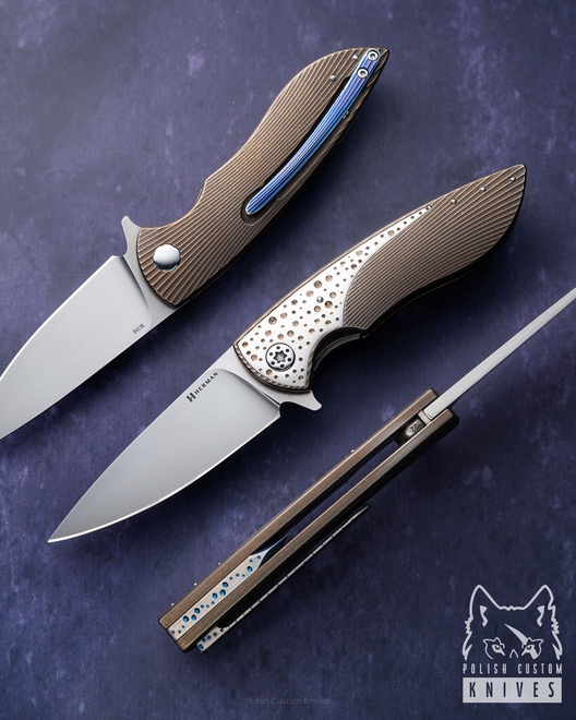 NÓŻ SKŁADANY FOLDER MICRO STING #0322 M390 HERMAN KNIVES