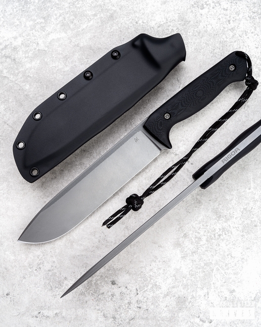 NÓŻ SURVIVALOWY ODC 170 G10 CZARNY 2 TORX RIGOR AK