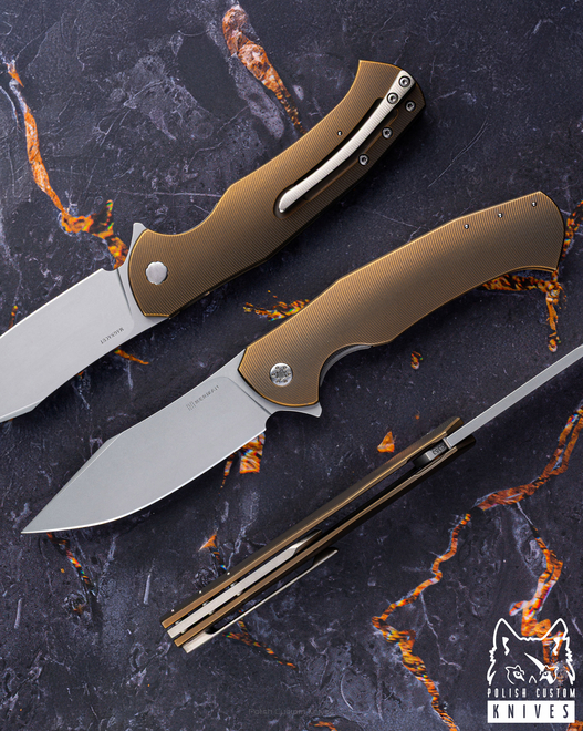 NÓŻ SKŁADANY FOLDER MANTIS #0353 MAGNACUT HERMAN KNIVES